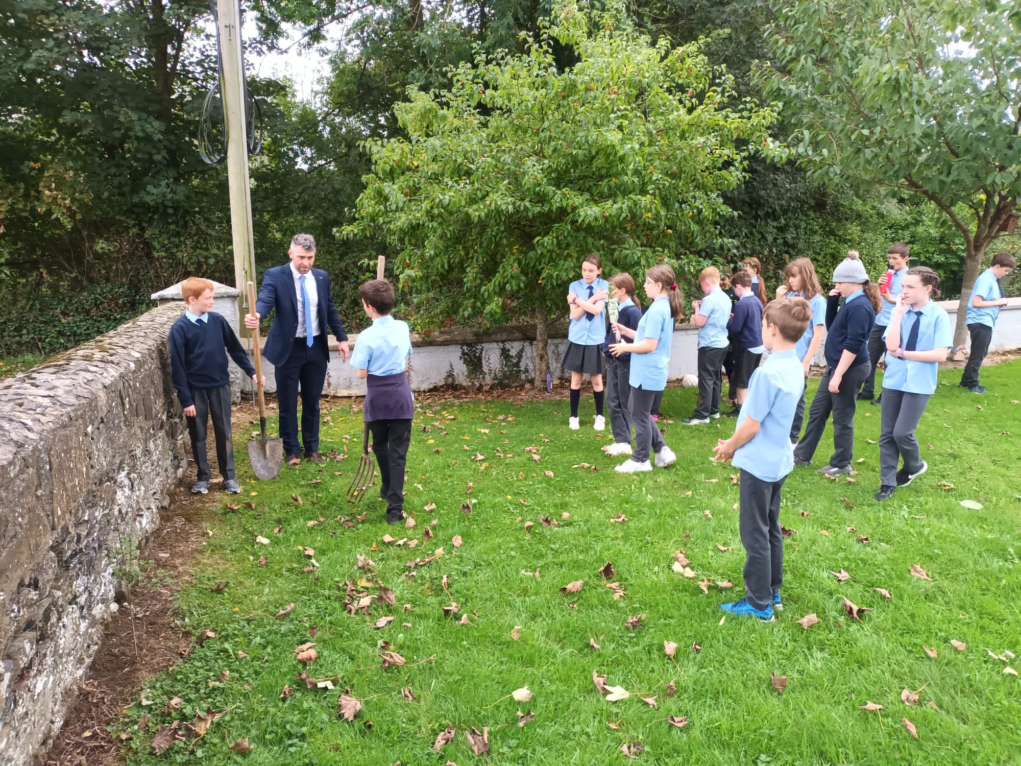 National Tree Day, Shielbaggan National School, October 2022