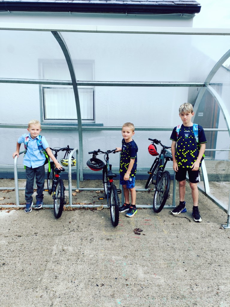 Cycling To School, Shilebaggan Natinoal School, Wexford